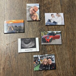 6 personalisierte Foto-Magnete 7,8 x 5,3 cm