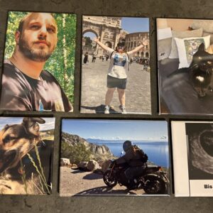 6 personalisierte Foto-Magnete 7,8 x 5,3 cm