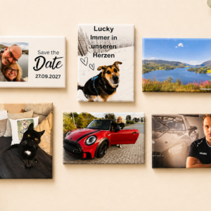 6 personalisierte Foto-Magnete 7,8 x 5,3 cm